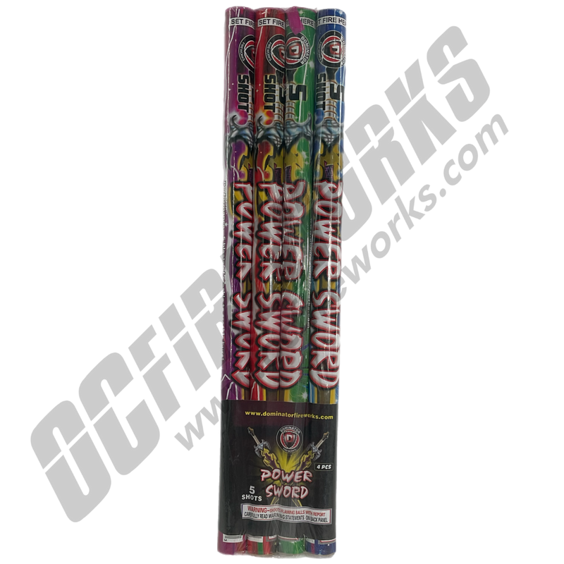 5 Shot Power Sword Candle