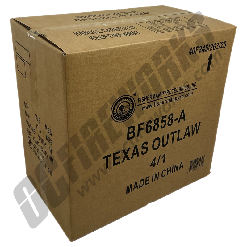 Wholesale Fireworks Texas Outlaw Case 4/1