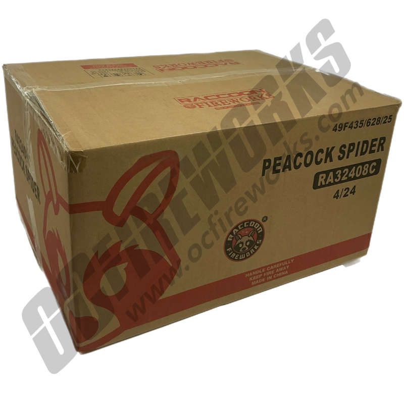 Wholesale Fireworks Peacock Spider 5 Inch Artillery Shells Case 4/24