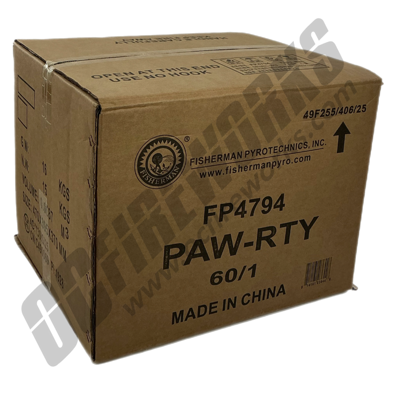 Wholesale Fireworks Paw-rty Case 60/1