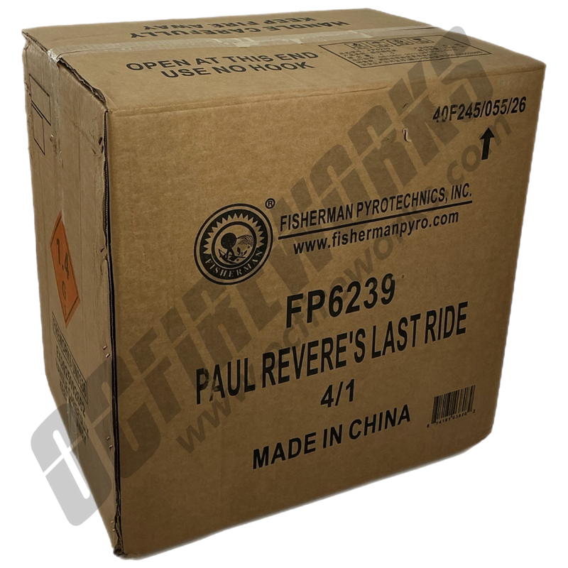 Wholesale Fireworks Paul Revere's Last Ride Case 4/1