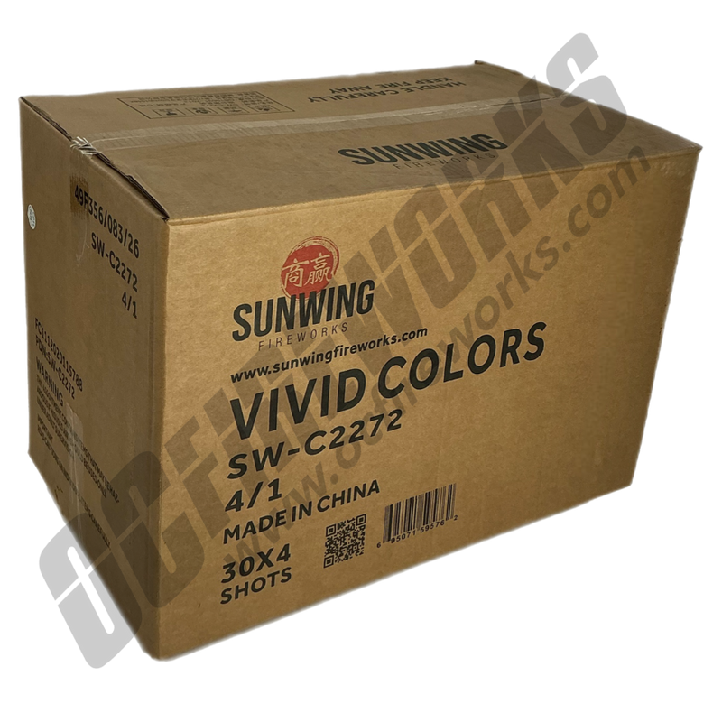 Wholesale Fireworks Vivid Colors Case 4/1
