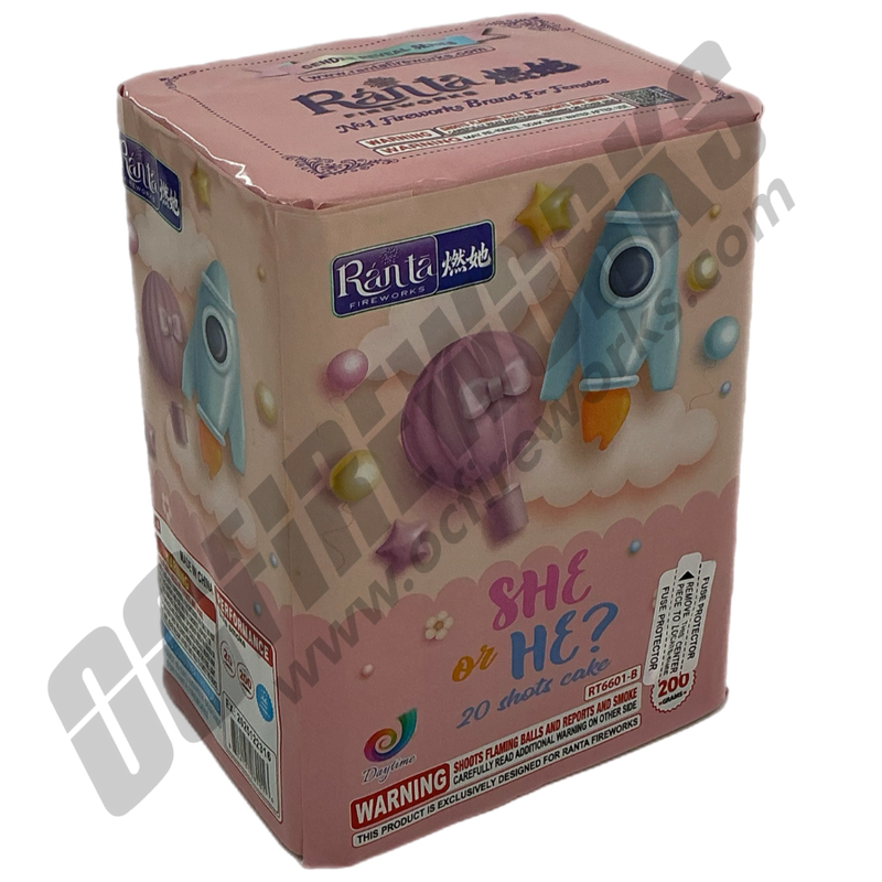 Wholesale Fireworks She or He? Blue Smoke Case 8/1