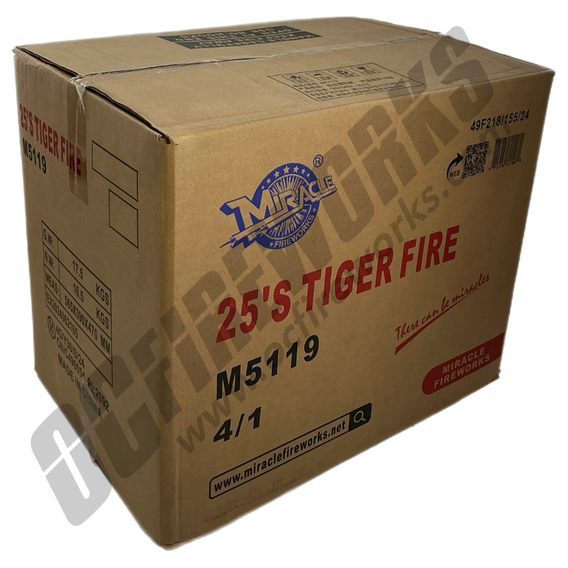 Wholesale Fireworks Tiger Fire Case 4/1