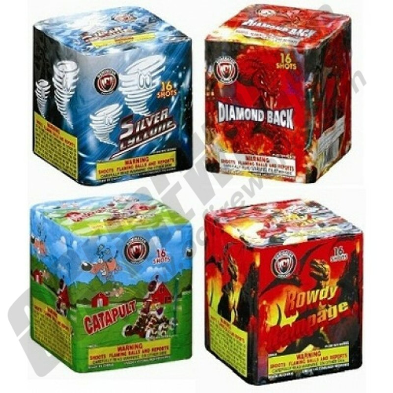 16 at Buy 4-Pack Finale Shot fireworks online