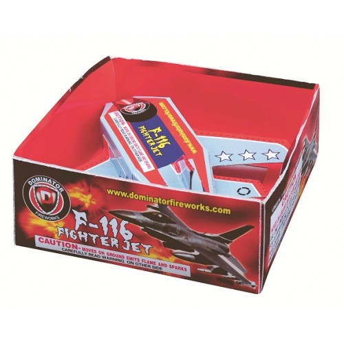 Wholesale Fireworks F-116 Fighter Jet Case 150/1