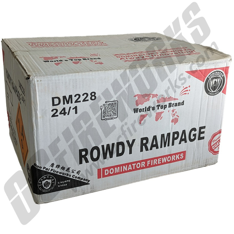 Wholesale Fireworks Rowdy Rampage Case 24/1