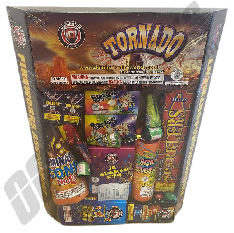 Cheap Fireworks Online | Wholesale Tornado Assortment 18/1 Case