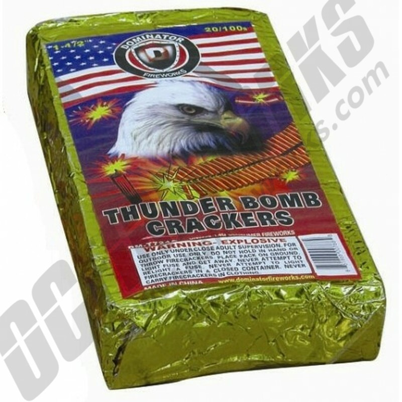 Wholesale Fireworks Dominator Firecrackers 200s 8/10/200 Case