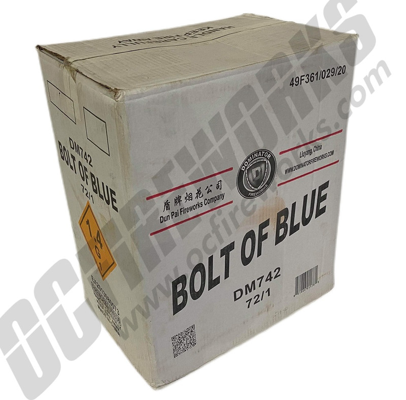 Wholesale Fireworks Bolt of Blue 72/1 Case