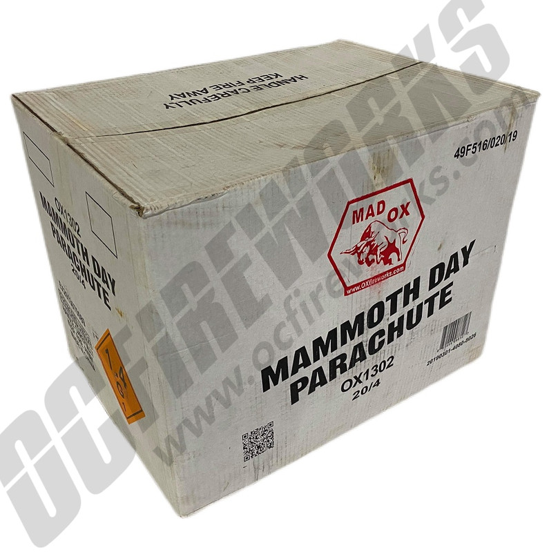 Wholesale Fireworks Mammoth Day Parachute 20/4 Case