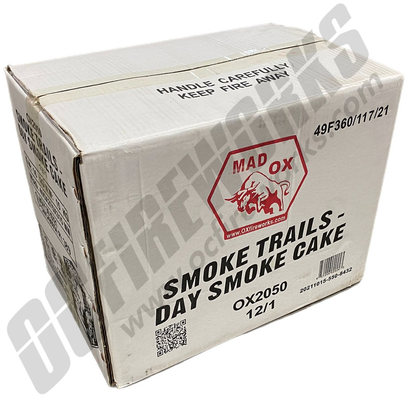 Wholesale Fireworks Smoke Trails 12/1 Case (Daytime Smoke Cake)