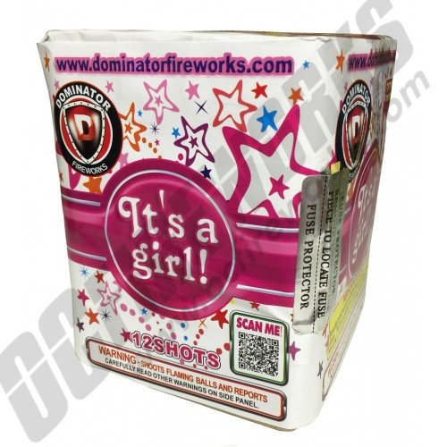 Wholesale Fireworks It's a Girl! (All Pink Gender Reveal Fireworks