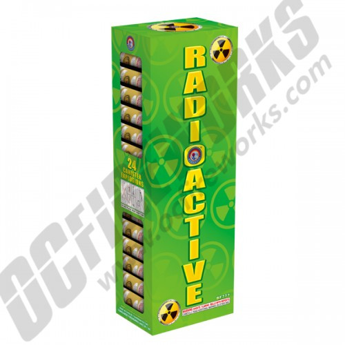 Wholesale Fireworks Radioactive 5" Super Canister Shells 60 Gram 24ct Kit Case 4/24