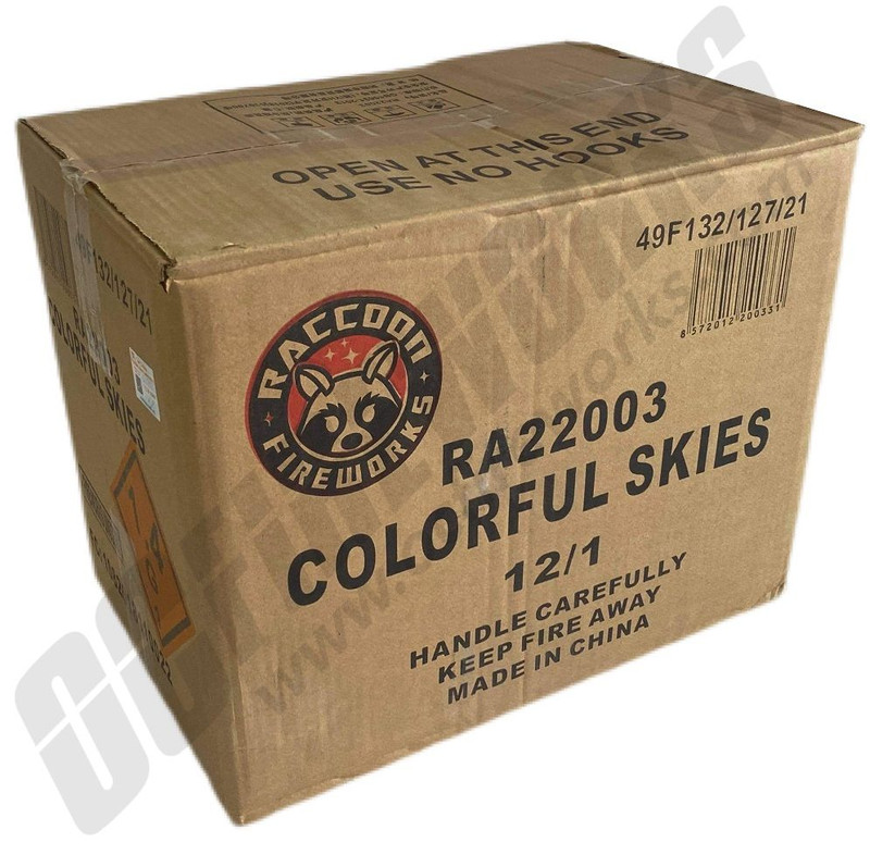 Wholesale Fireworks Colorful Skies Case 12/1