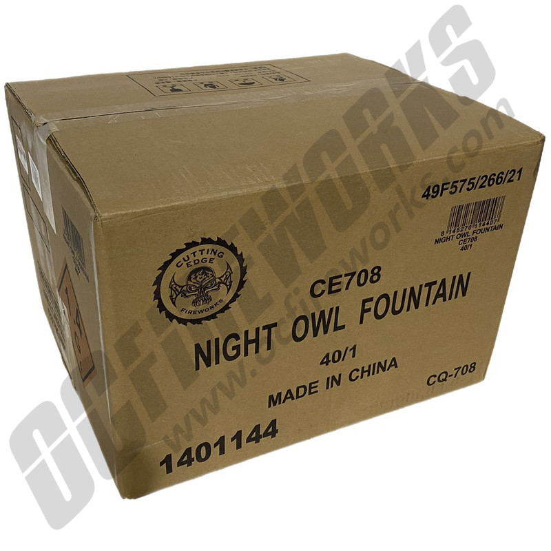 Wholesale Fireworks Night Owl Fountain Case 40/1