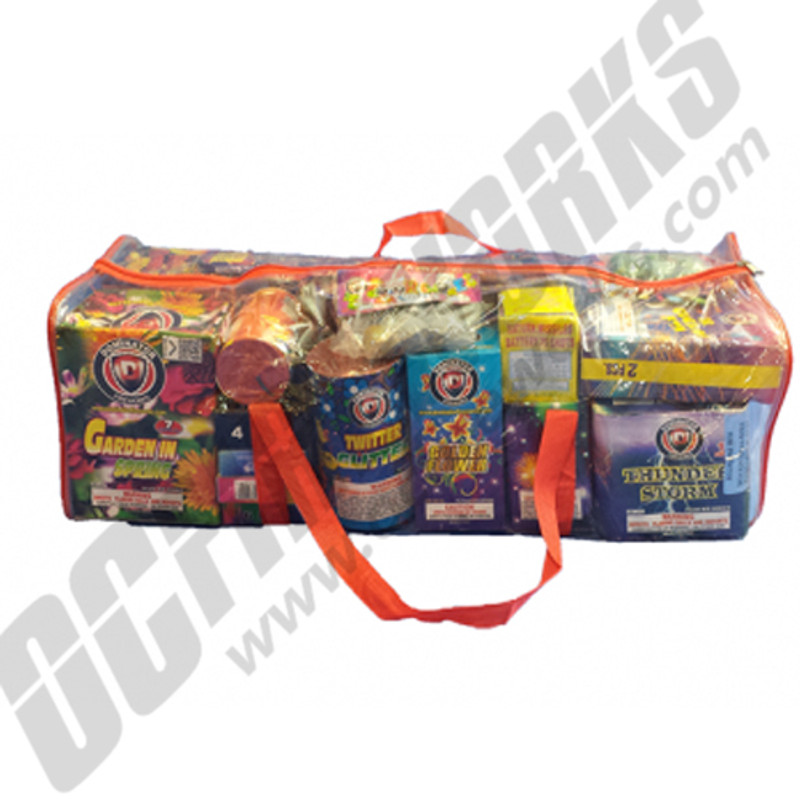 Wholesale Fireworks Pyro Party Bag Assortment Case 6/1