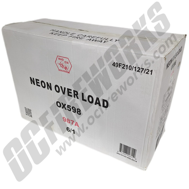 Wholesale Fireworks Neon Overload Case 6/1