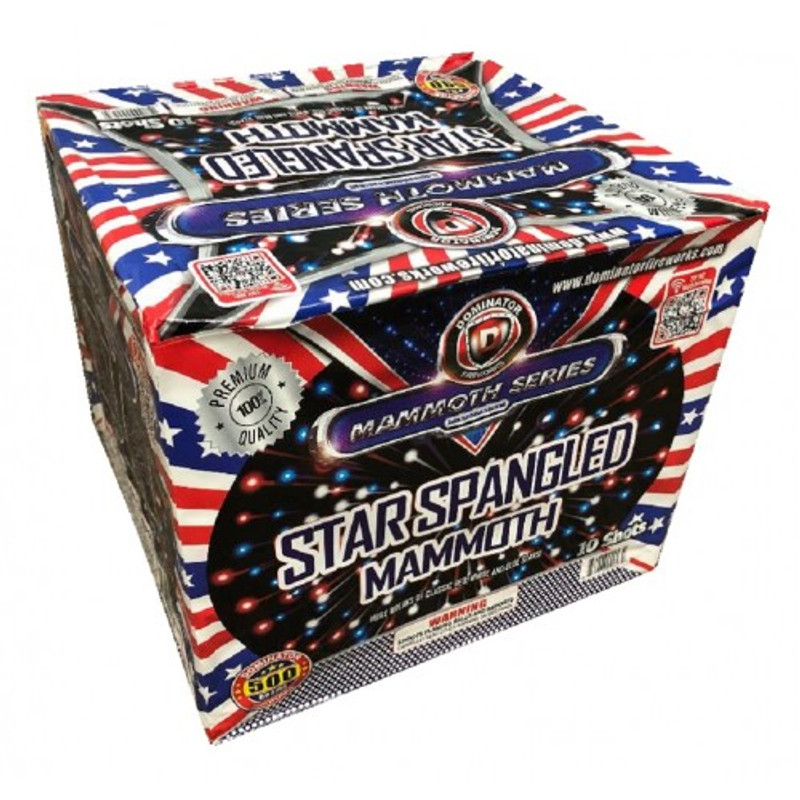 Wholesale Fireworks Star Spangled Mammoth Case 4/1