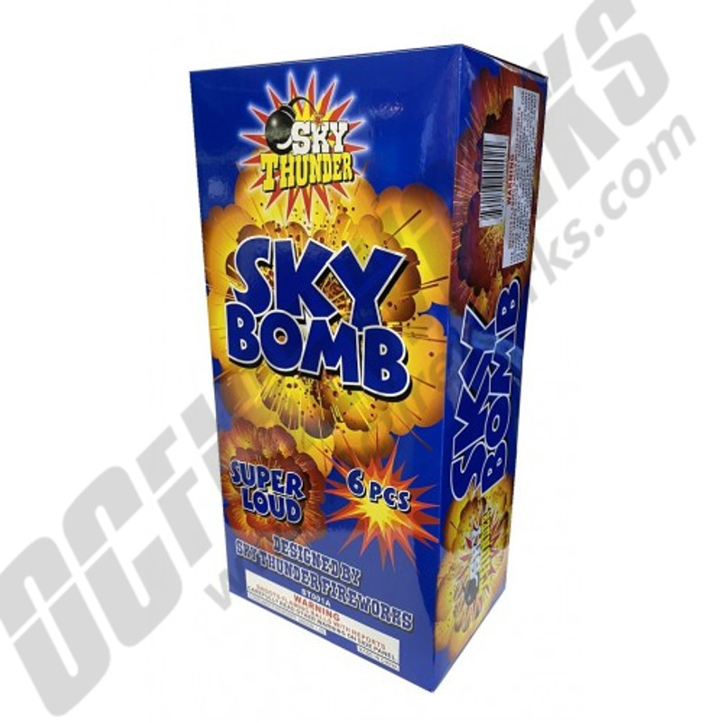 Sky Bomb Super Louds 6ct Artillery Shell Kit