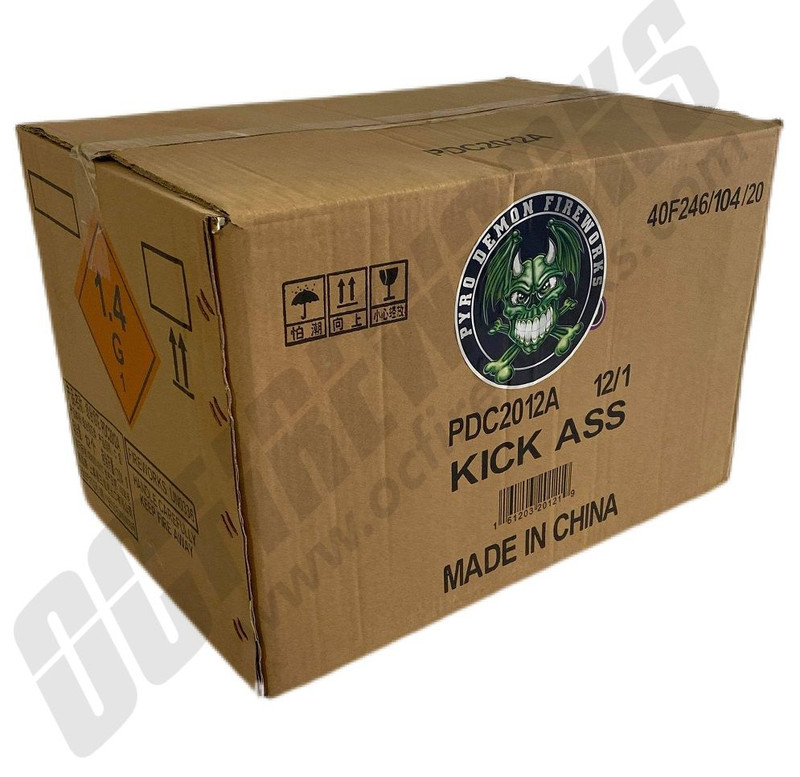 Wholesale Fireworks Kick Ass 12/1 Case