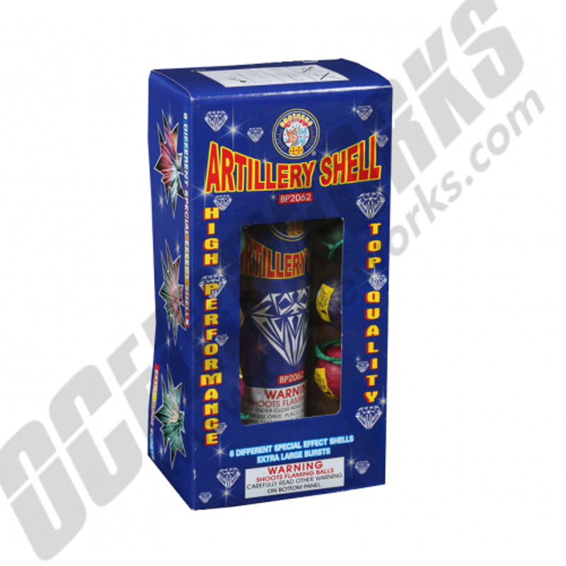 Wholesale Fireworks Brothers 6ct Artillery Shell Kit Case 12/6