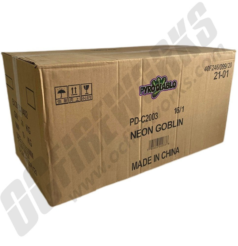Wholesale Fireworks Neon Goblin 16/1 Case Buy fireworks online at