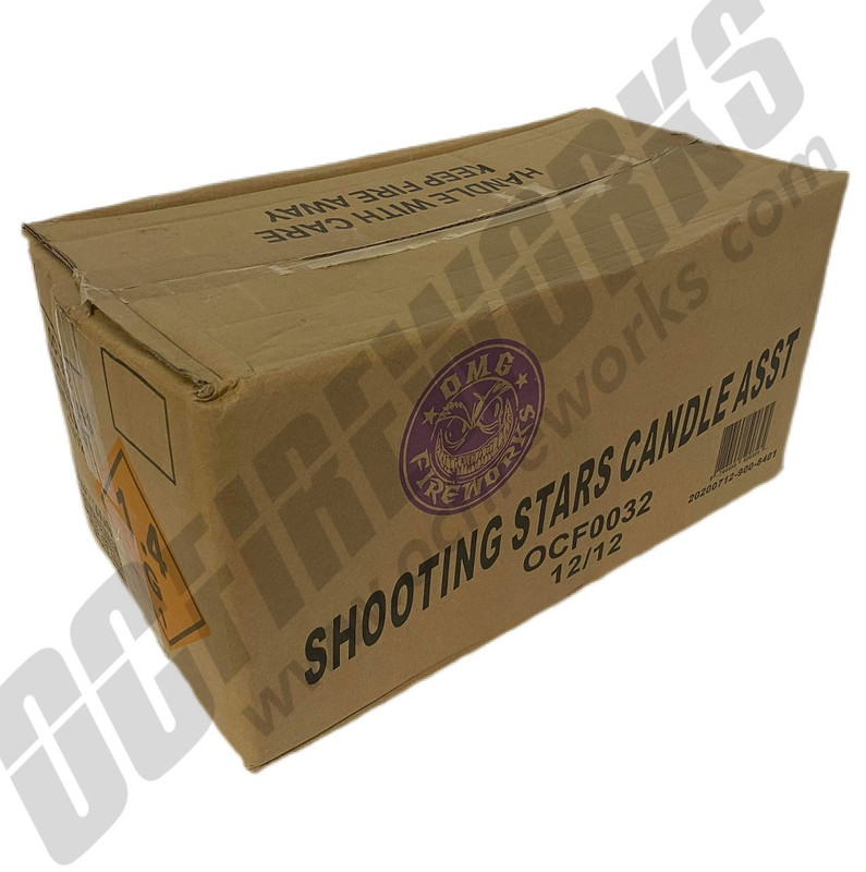 Wholesale Fireworks Shooting Stars Roman Candle 12/12 Case