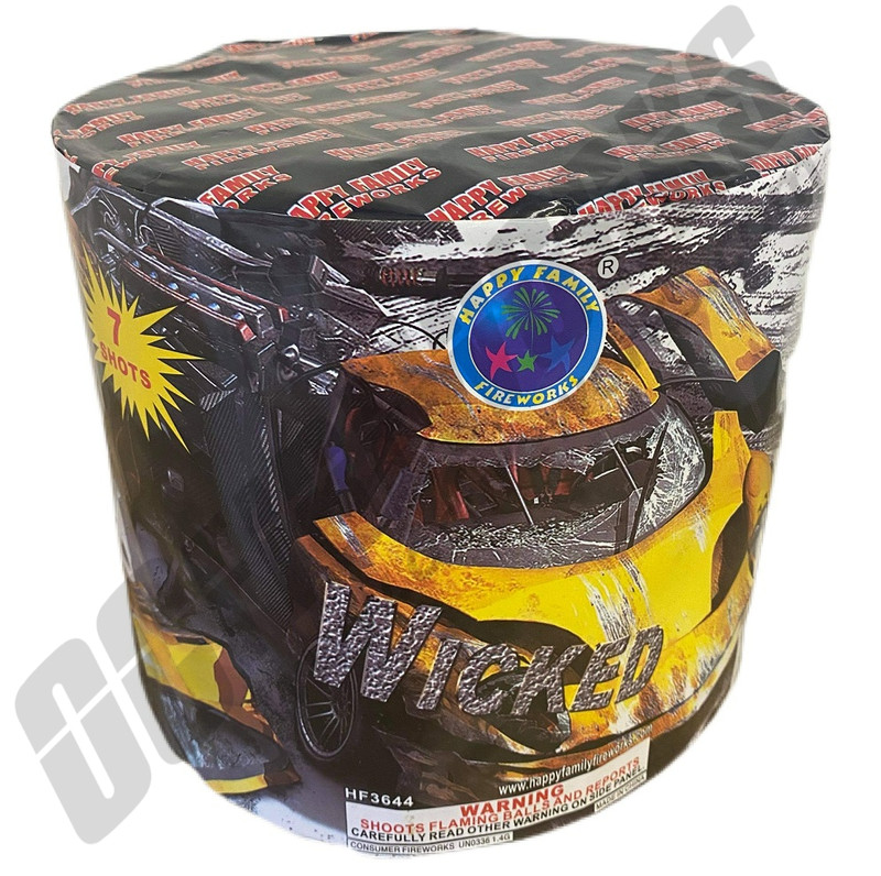 Wholesale Fireworks Wicked 8/1 Case