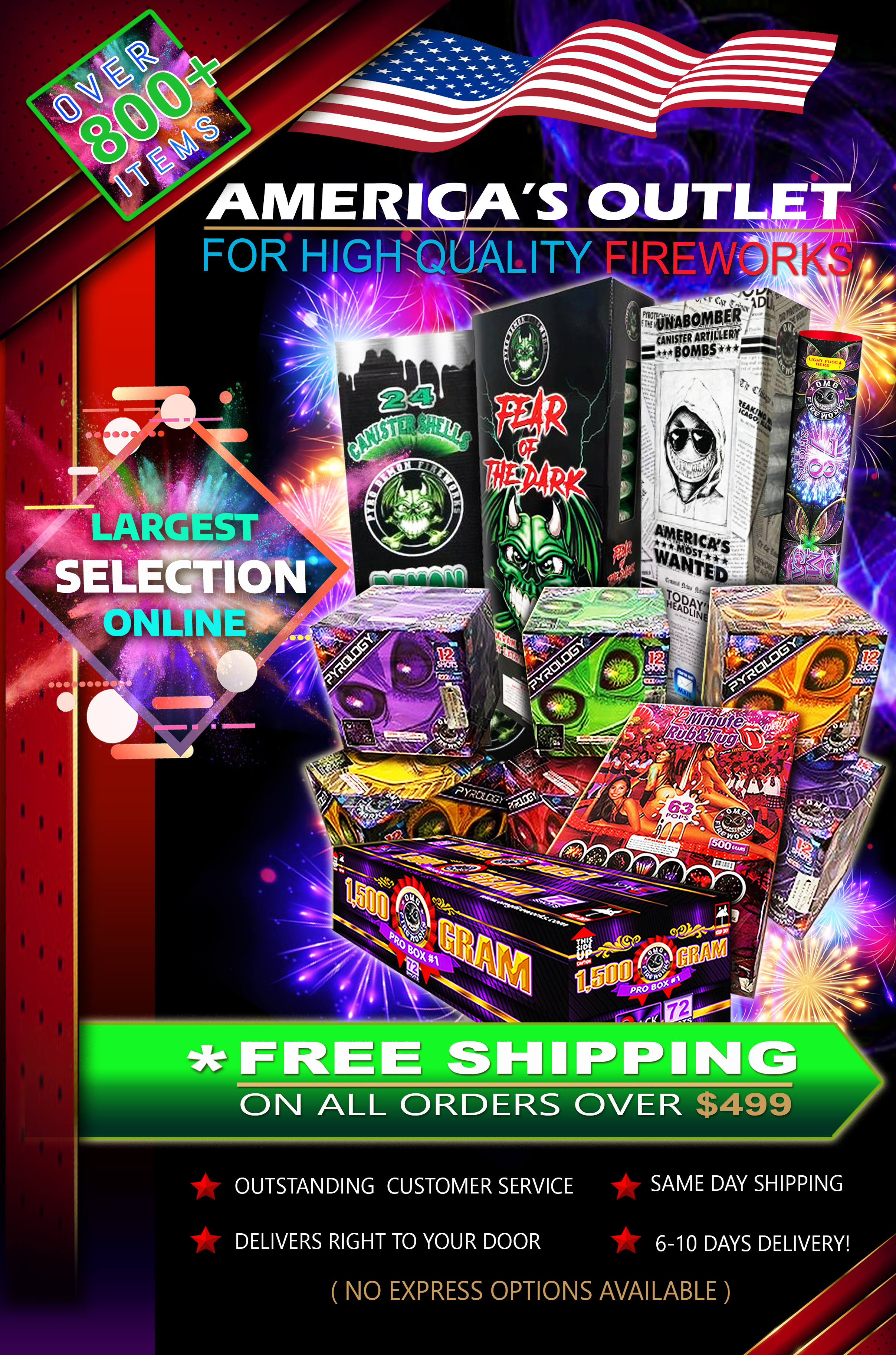 Online Fireworks Store – Buy Wholesale Fireworks for sale - Got Fireworks