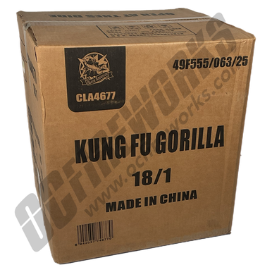 Wholesale Fireworks Kung Fu Gorilla Case 18/1