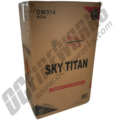 Wholesale Fireworks Sky Titan Canister Shell Kit Case 4/24