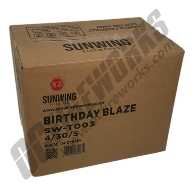 Wholesale Fireworks Birthday Blaze Candle Case 4/30/5