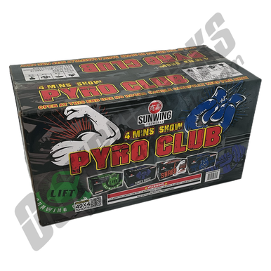 Pyro Club 4pc 500G Assorted Case - OCFireworks.com