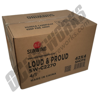 Wholesale Fireworks Loud and Proud Case 4/1