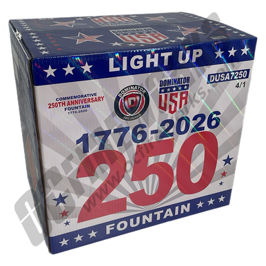 Wholesale Fireworks 250th Light Up Fountain Case 4/1
