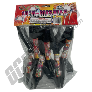 10 Inch Missile 6pk