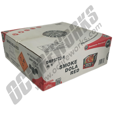 Wholesale Fireworks Smoke Dola Red Case 4/1