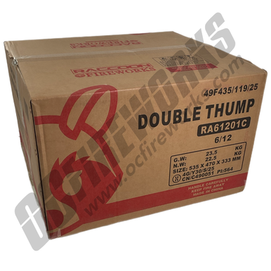 Wholesale Fireworks Double Thump Case 6/12
