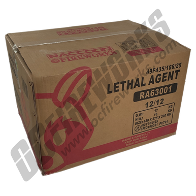Wholesale Fireworks Lethal Agent Case 12/12