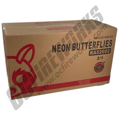 Wholesale Fireworks Neon Butterflies Case 2/1