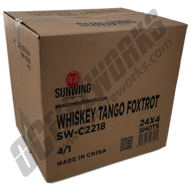Wholesale Fireworks WTF Whiskey Tango Foxtrot Case 4/1