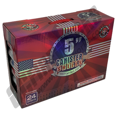 Independence Day 24ct 1.75" Canister Shell Kit