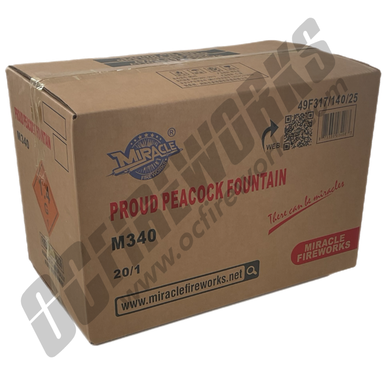 Wholesale Fireworks Proud Peacock Fountain Case 20/1