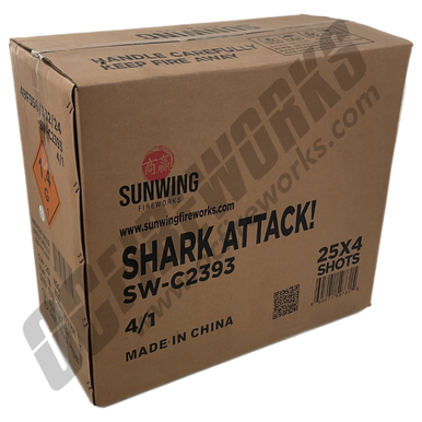 Wholesale Fireworks Shark Attack Case 4/1