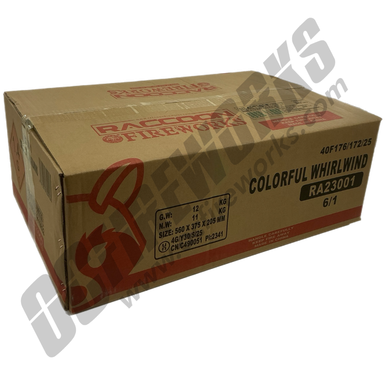Wholesale Fireworks Colorful Whirlwind Case 6/1