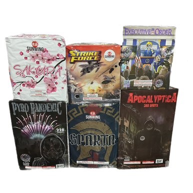ファイヤー 3枚まとめ売り Zip Zip Hooray Assortment - OCFireworks.com