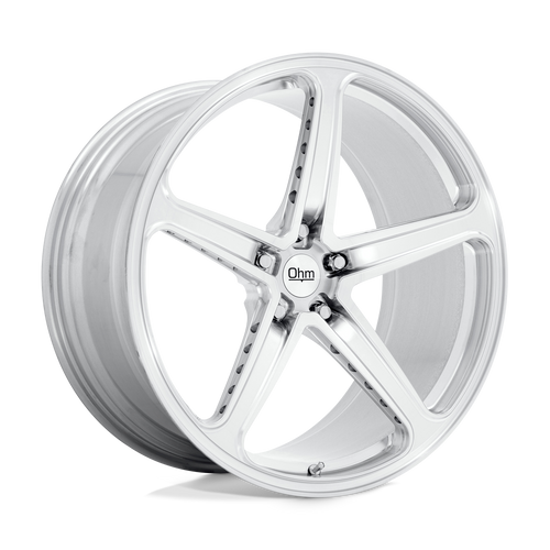 OHM AMP 22X9 25 Silver Machined 5X120 2290AMP255120S64