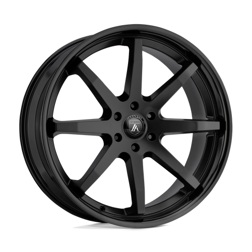 Asanti Black ABL-32 KAISER 20X9 30 Satin Black Gloss Black Lip 5X120 ABL32-29052730