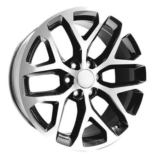 Performance Replicas PR177 24X10 24 Gloss Black Machined Face 6X139.7 / 6X5.5 177BM-2415824